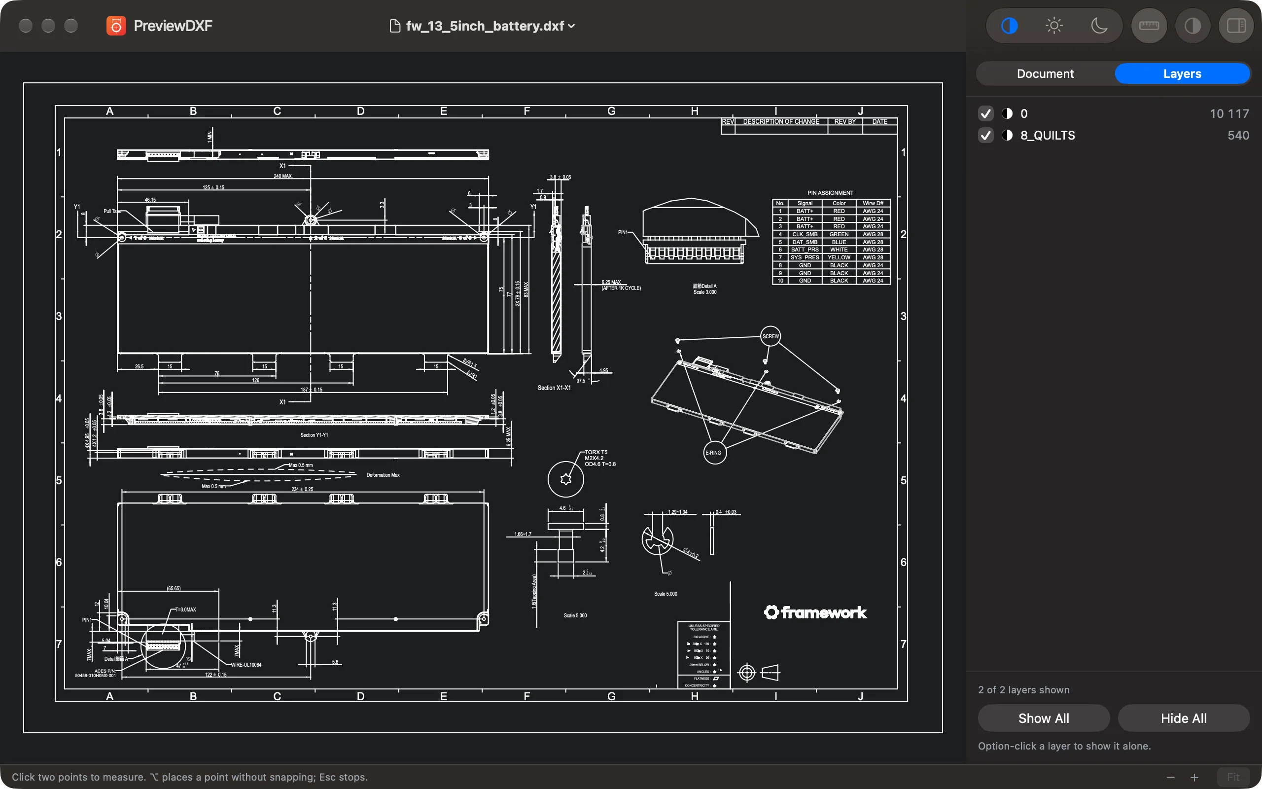 Dark canvas with the Layers inspector